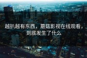 越扒越有东西，蘑菇影视在线观看，到底发生了什么