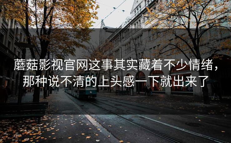 蘑菇影视官网这事其实藏着不少情绪,那种说不清的上头感一下就出来了 蘑菇影视官网这事其实藏着不少情绪,那种说不清的上头感一下就出来了